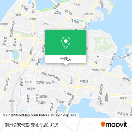 荆州公安锅盔(聋哑哥店)地图