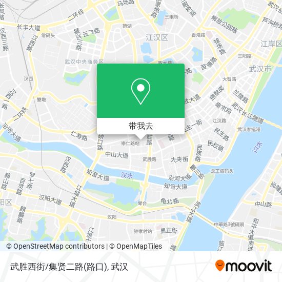 武胜西街/集贤二路(路口)地图