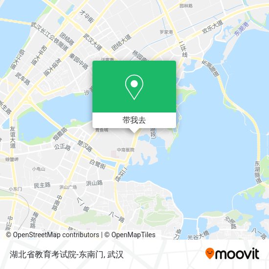 湖北省教育考试院-东南门地图