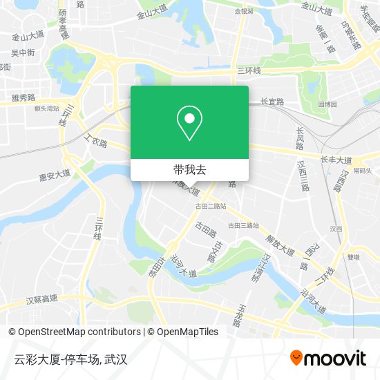 云彩大厦-停车场地图