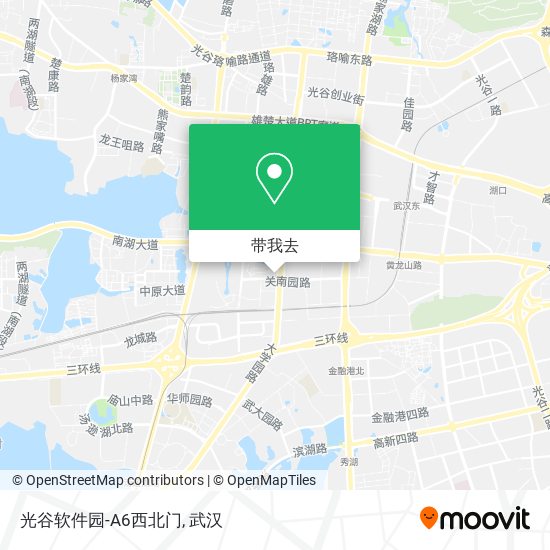 光谷软件园-A6西北门地图