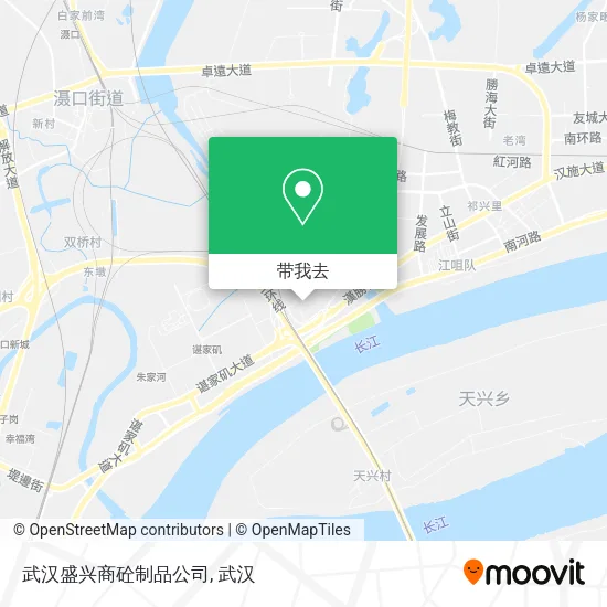 武汉盛兴商砼制品公司地图