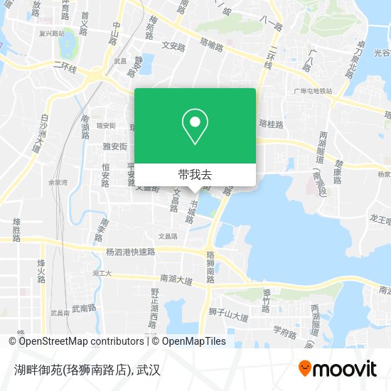 湖畔御苑(珞狮南路店)地图