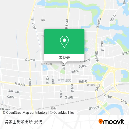 吴家山街派出所地图