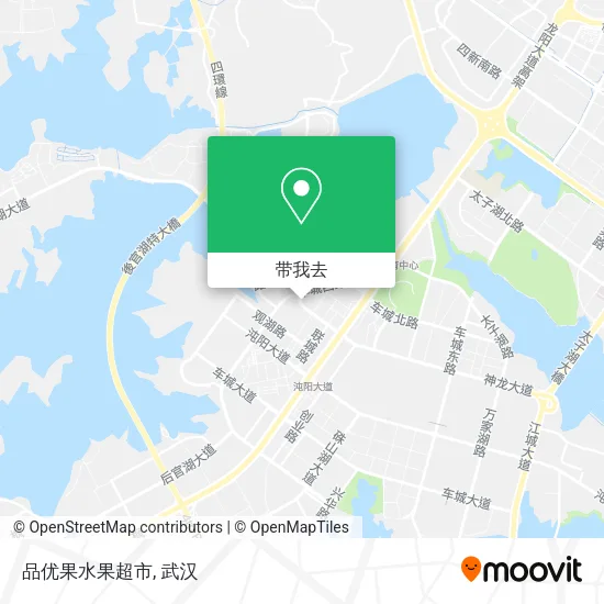 品优果水果超市地图