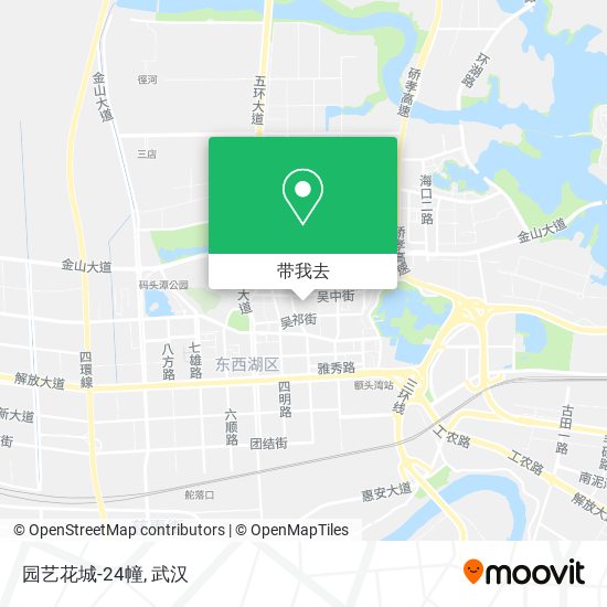 园艺花城-24幢地图