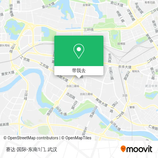 赛达·国际-东南1门地图