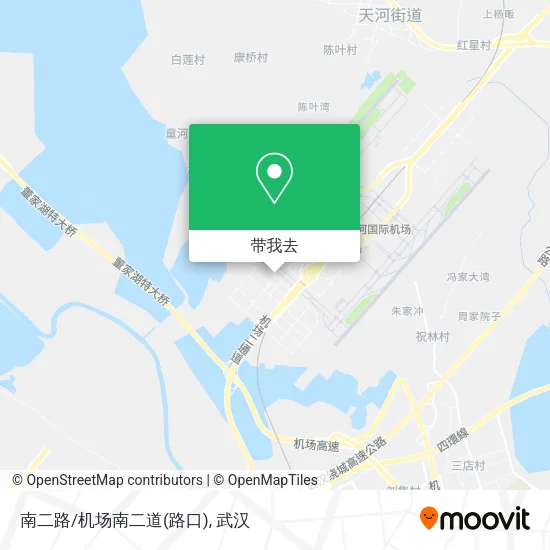 南二路/机场南二道(路口)地图
