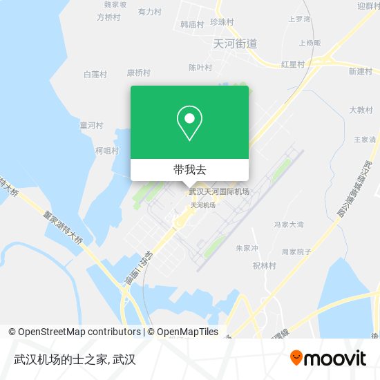 武汉机场的士之家地图