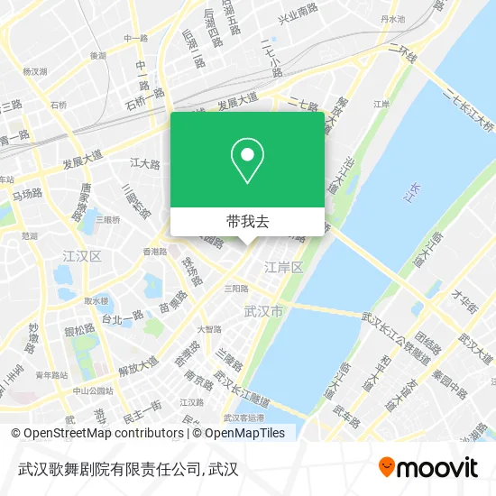 武汉歌舞剧院有限责任公司地图