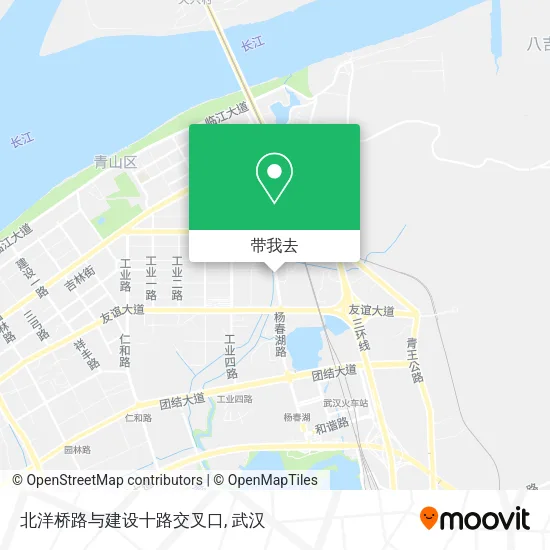 北洋桥路与建设十路交叉口地图