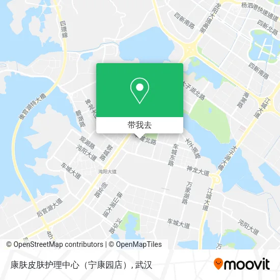 康肤皮肤护理中心（宁康园店）地图