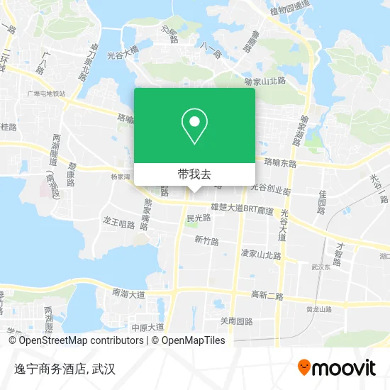 逸宁商务酒店地图