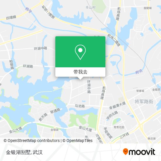 金银湖别墅地图