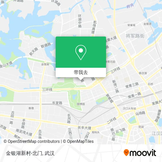 金银湖新村-北门地图