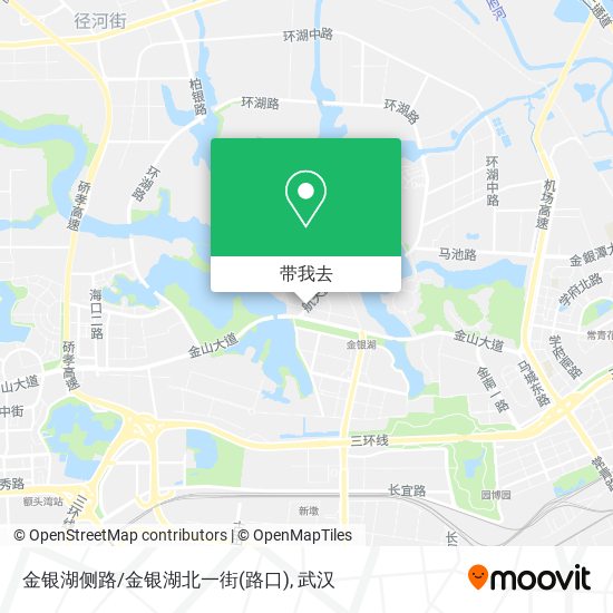 金银湖侧路/金银湖北一街(路口)地图