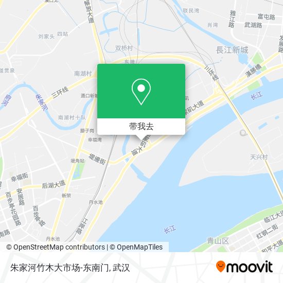 朱家河竹木大市场-东南门地图