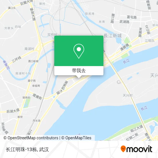长江明珠-13栋地图