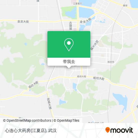 心连心大药房(江夏店)地图