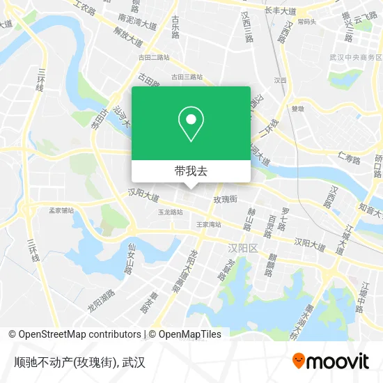 顺驰不动产(玫瑰街)地图