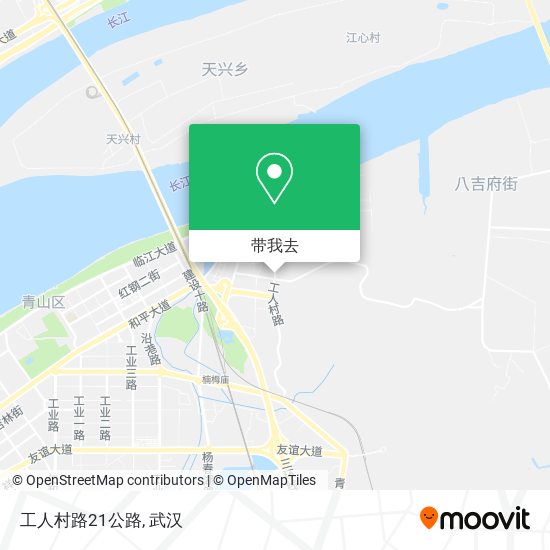工人村路21公路地图