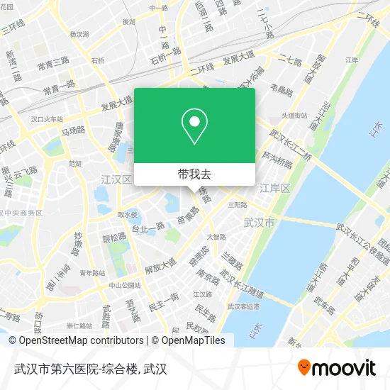 武汉市第六医院-综合楼地图