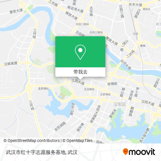 武汉市红十字志愿服务基地地图
