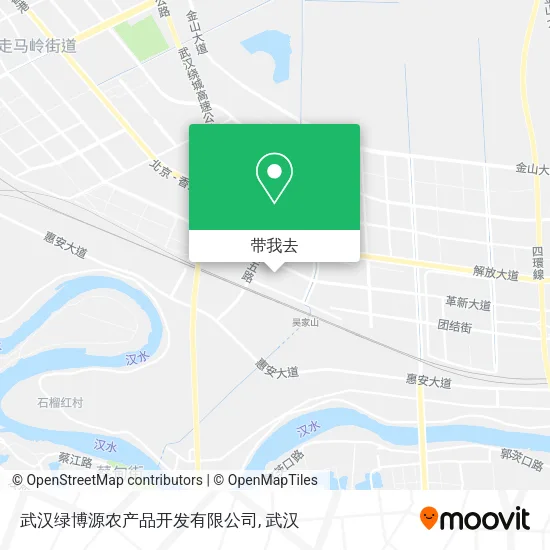 武汉绿博源农产品开发有限公司地图