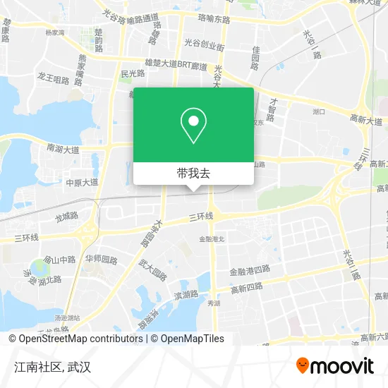 江南社区地图