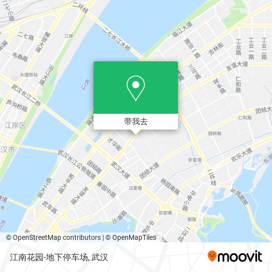 江南花园-地下停车场地图