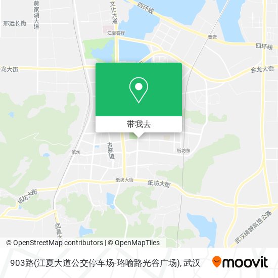 903路(江夏大道公交停车场-珞喻路光谷广场)地图