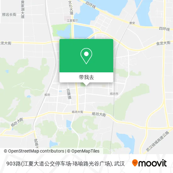 903路(江夏大道公交停车场-珞喻路光谷广场)地图