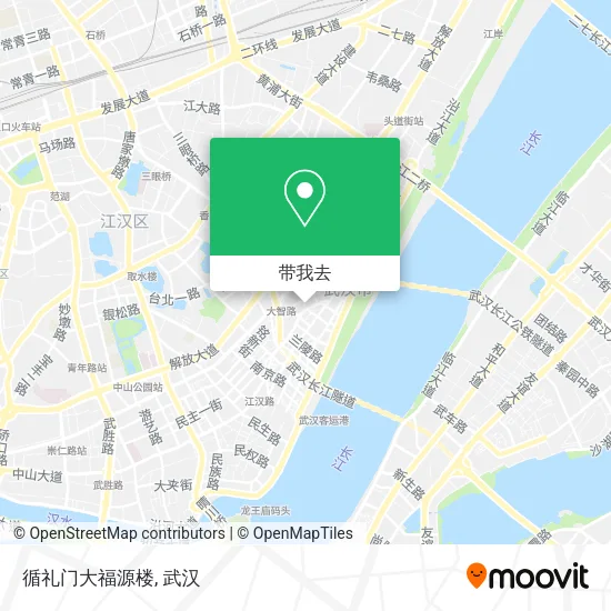 循礼门大福源楼地图