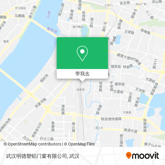 武汉明德塑铝门窗有限公司地图