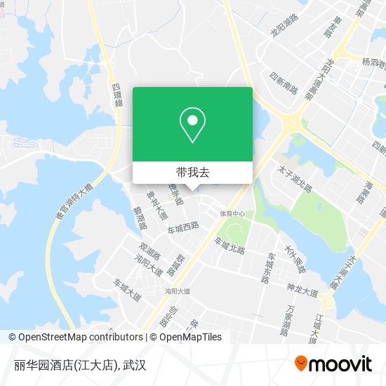 丽华园酒店(江大店)地图