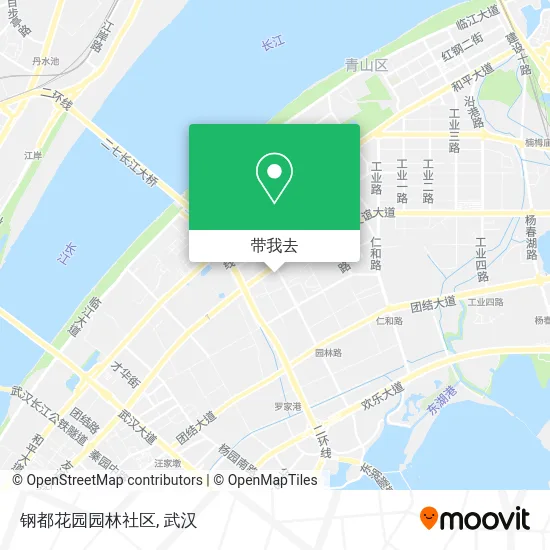 钢都花园园林社区地图