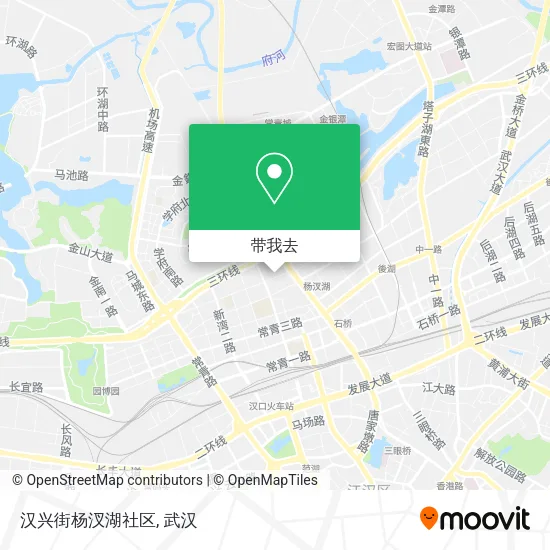 汉兴街杨汊湖社区地图