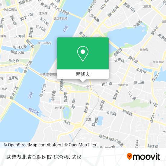 武警湖北省总队医院-综合楼地图