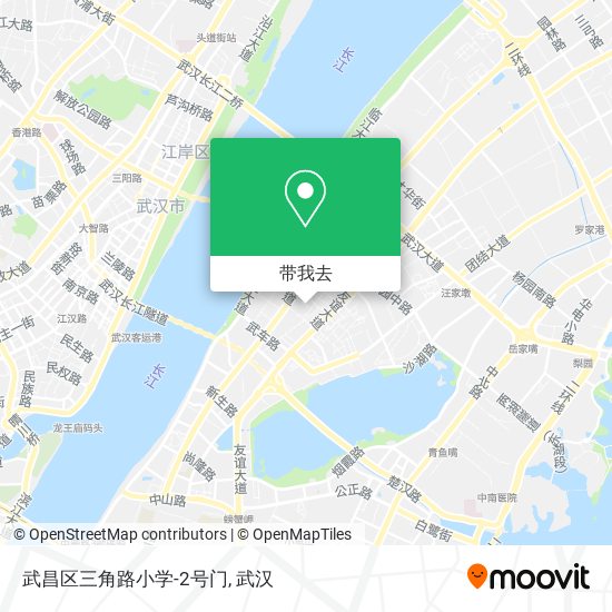 武昌区三角路小学-2号门地图