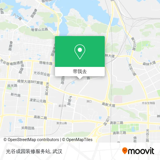 光谷成园装修服务站地图