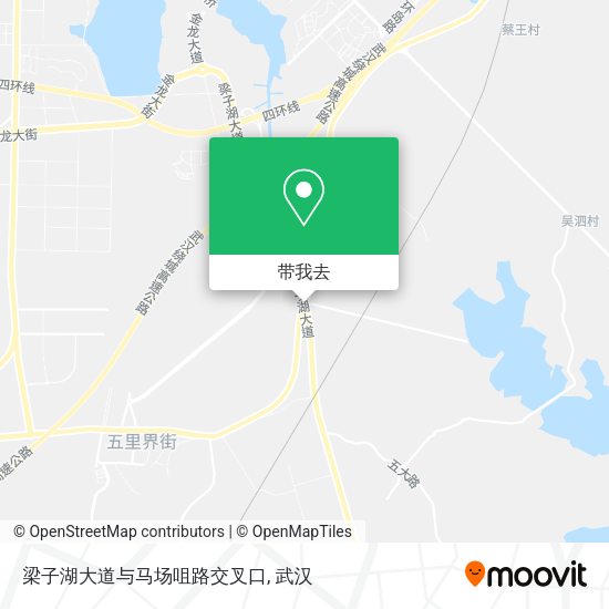 梁子湖大道与马场咀路交叉口地图