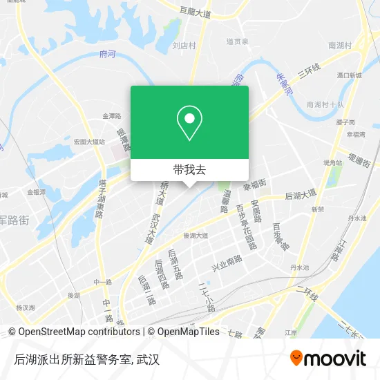 后湖派出所新益警务室地图