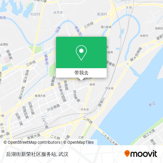 后湖街新荣社区服务站地图