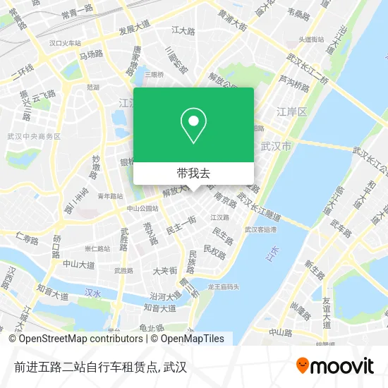 前进五路二站自行车租赁点地图