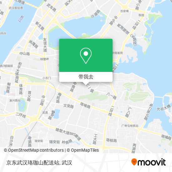 京东武汉珞珈山配送站地图