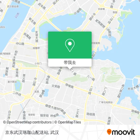 京东武汉珞珈山配送站地图