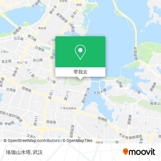 珞珈山水塔地图