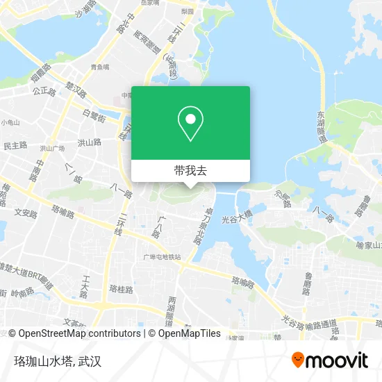 珞珈山水塔地图