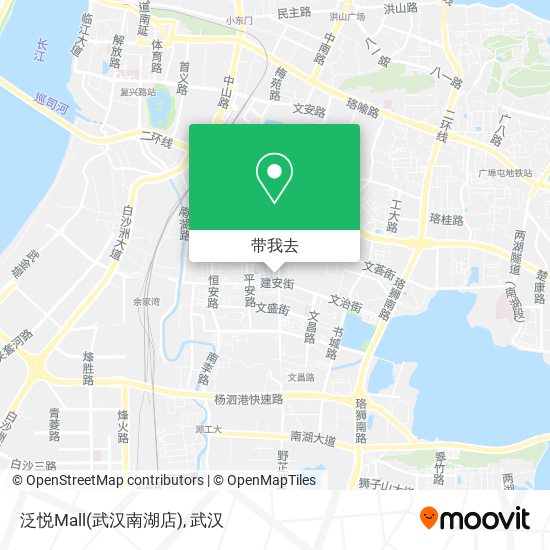 泛悦Mall(武汉南湖店)地图