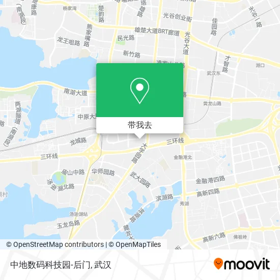 中地数码科技园-后门地图